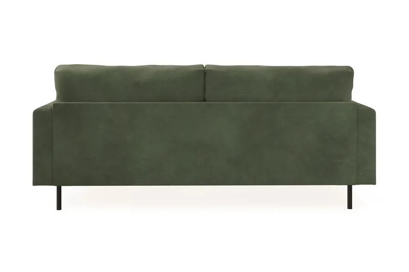 Menard Compact 3-seters Manchestersofa - Grønn - Møbler - Sofaer - Sofa 3 seter