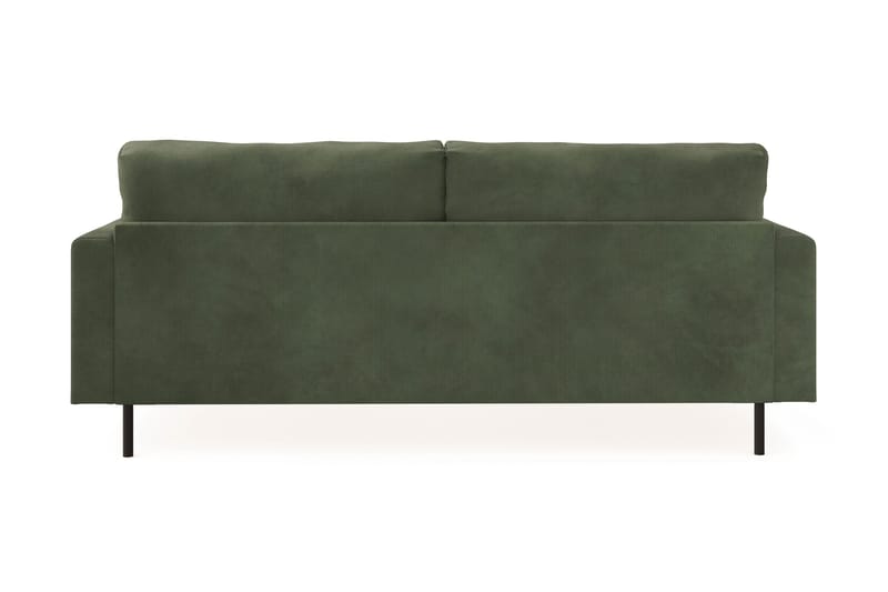 Menard Compact 3-seters Manchestersofa - Grønn - Møbler - Sofaer - Sofa 3 seter