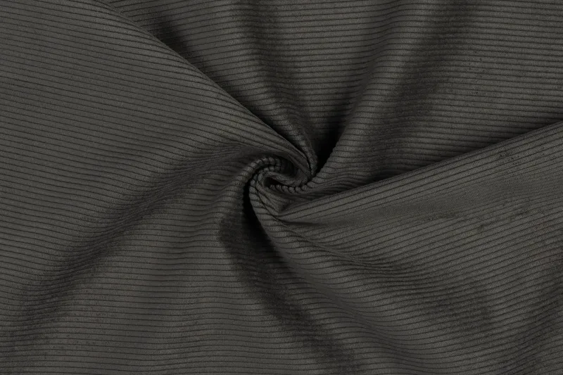 Menard Compact 3-seters Manchestersofa - Mørk grå - Møbler - Sofaer - Sofa 3 seter