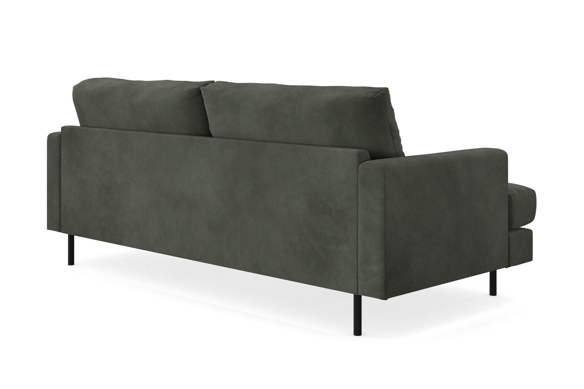 Menard Compact 3-seters Manchestersofa - Mørk grønn - Møbler - Sofaer - Sofa 3 seter