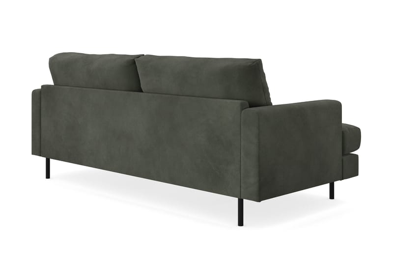Menard Compact 3-seters Manchestersofa - Mørk grønn - Møbler - Sofaer - Sofa 3 seter