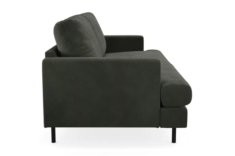 Menard Compact 3-seters Manchestersofa - Mørk grønn - Møbler - Sofaer - Sofa 3 seter