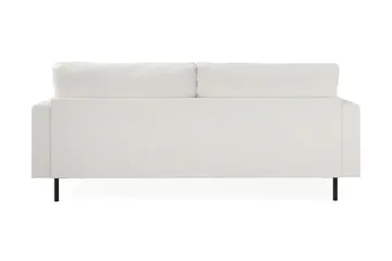 Menard Compact 3-seters Sofa i Bouclé - Hvit - Møbler - Sofaer - Sofa 3 seter