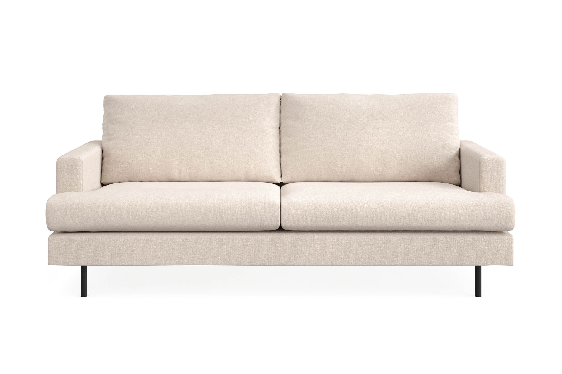 Menard Compact 3-seters Stoffsofa - Beige - Møbler - Sofaer - Sofa 3 seter