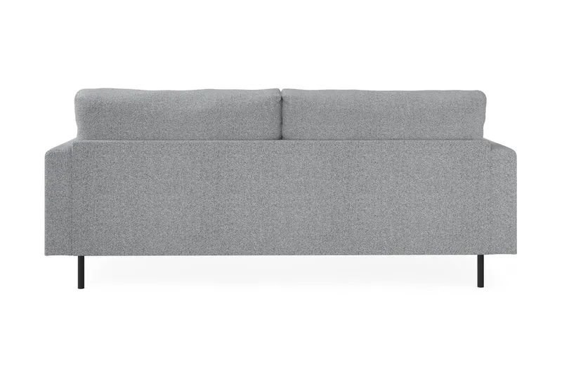 Menard Compact 3-seters Stoffsofa - Grå - Møbler - Sofaer - Sofa 3 seter