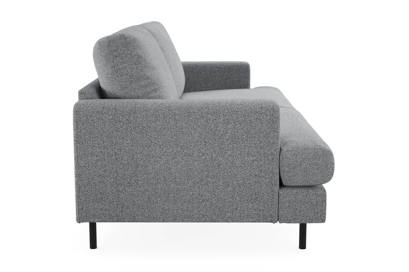 Menard Compact 3-seters Stoffsofa - Grå - Møbler - Sofaer - Sofa 3 seter