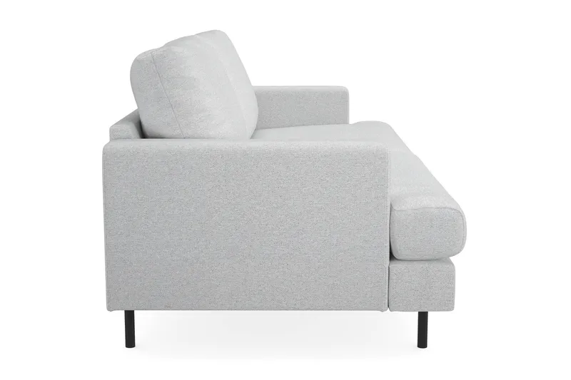 Menard Compact 3-seters Stoffsofa - Lys grå - Møbler - Sofaer - Sofa 3 seter