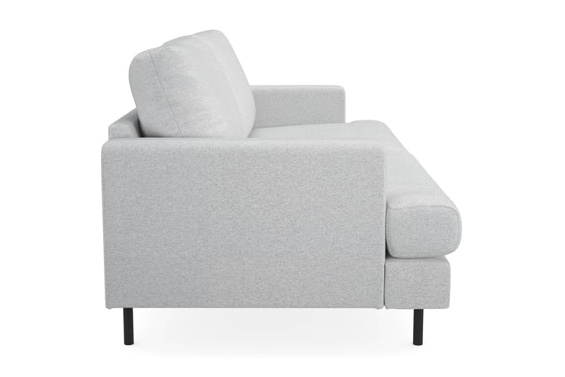 Menard Compact 3-seters Stoffsofa - Lys grå - Møbler - Sofaer - Sofa 3 seter