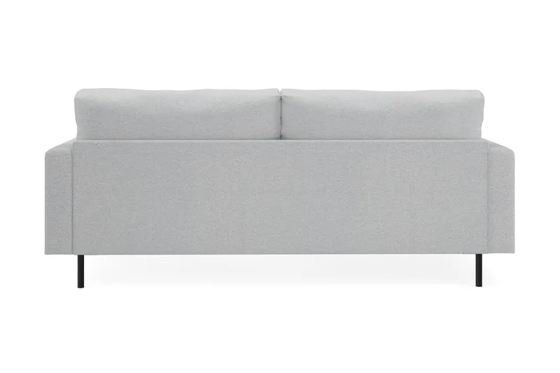 Menard Compact 3-seters Stoffsofa - Lys grå - Møbler - Sofaer - Sofa 3 seter