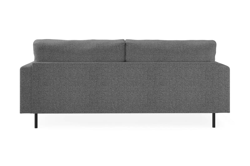 Menard Compact 3-seters Stoffsofa - Mørk grå - Møbler - Sofaer - Sofa 3 seter