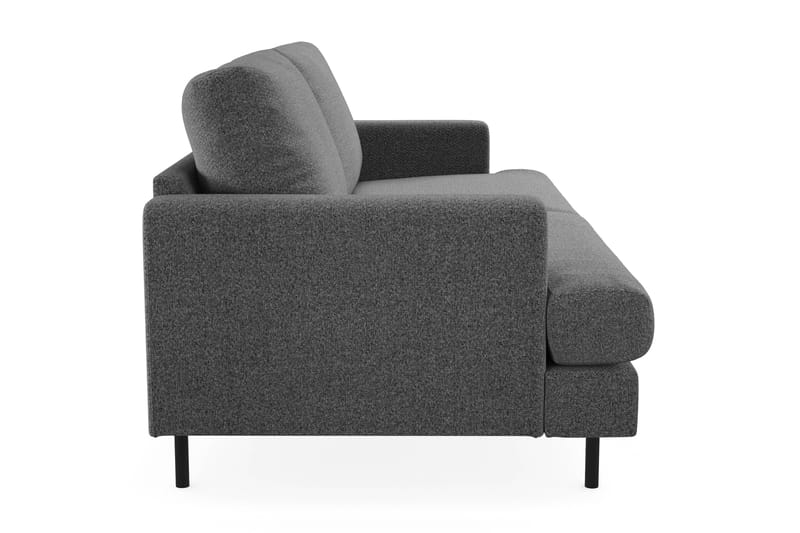 Menard Compact 3-seters Stoffsofa - Mørk grå - Møbler - Sofaer - Sofa 3 seter
