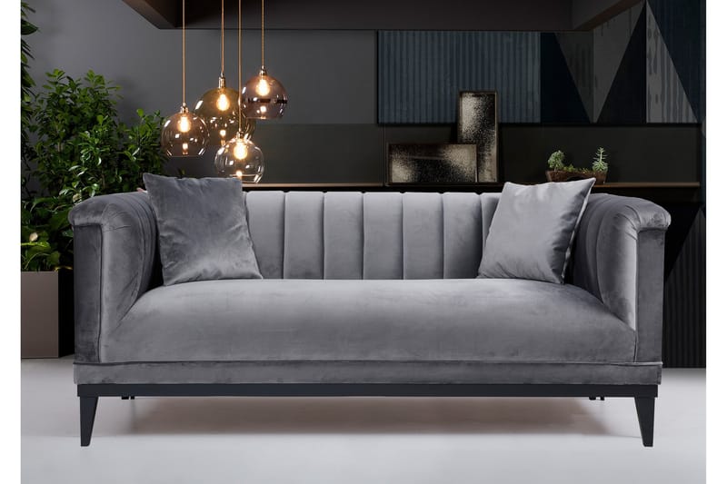 Mezonzo 2-seter Sofa - Grå - 2 seter sofa