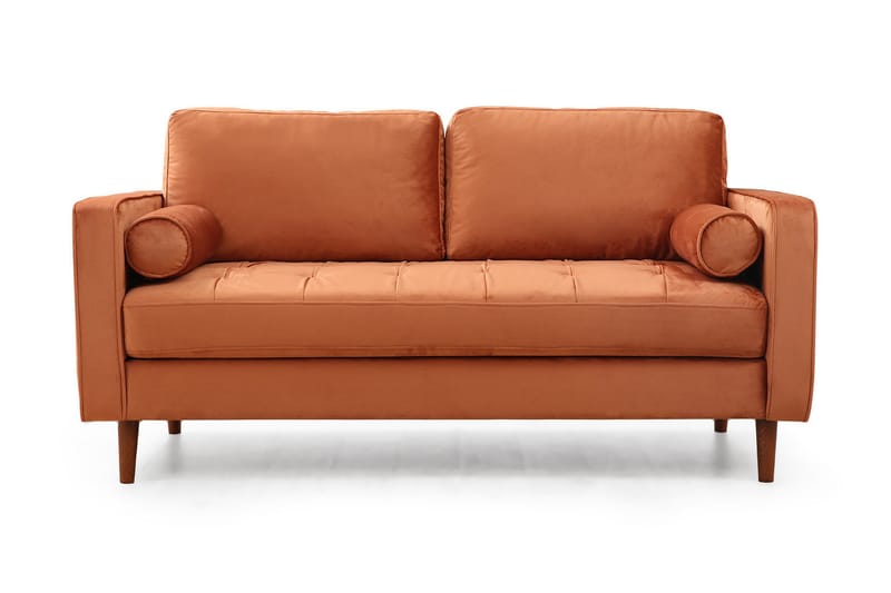 Mirrilnesh Sofa 2-seters - Oransje - Møbler - Sofaer - 2 seter sofa