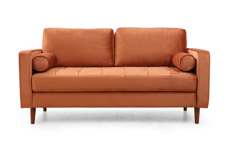 Mirrilnesh Sofa 2-seters - Oransje - 2 seter sofa