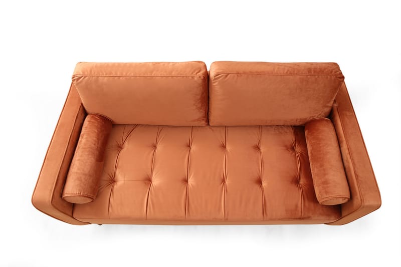 Mirrilnesh Sofa 2-seters - Oransje - 2 seter sofa