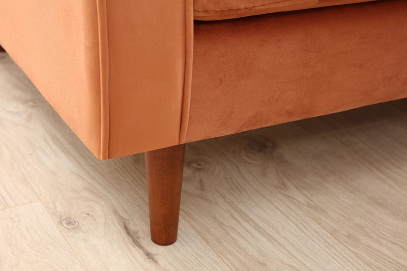 Mirrilnesh Sofa 2-seters - Oransje - Møbler - Sofaer - 2 seter sofa