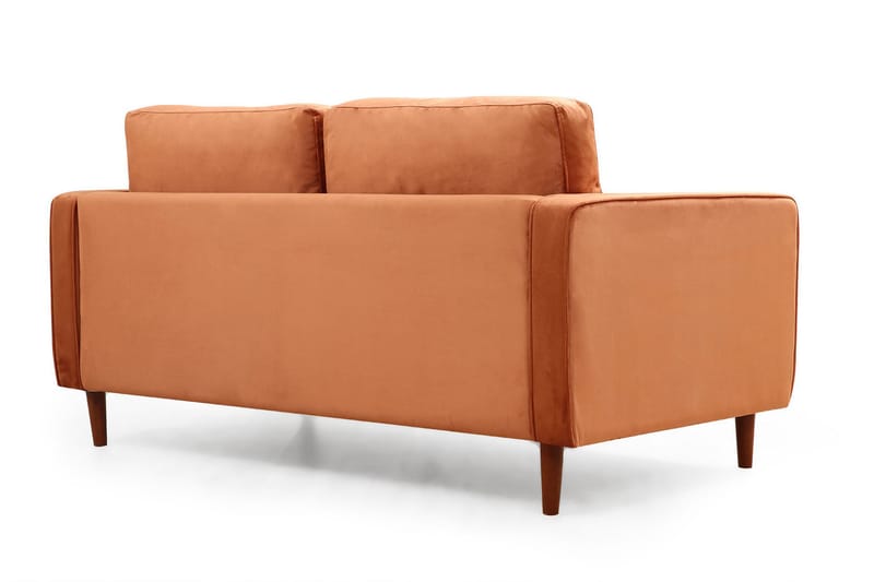 Mirrilnesh Sofa 2-seters - Oransje - Møbler - Sofaer - 2 seter sofa