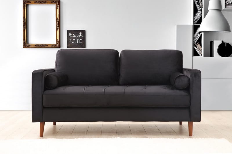 Mirrilnesh Sofa 2-seters - Svart - Møbler - Sofaer - 2 seter sofa