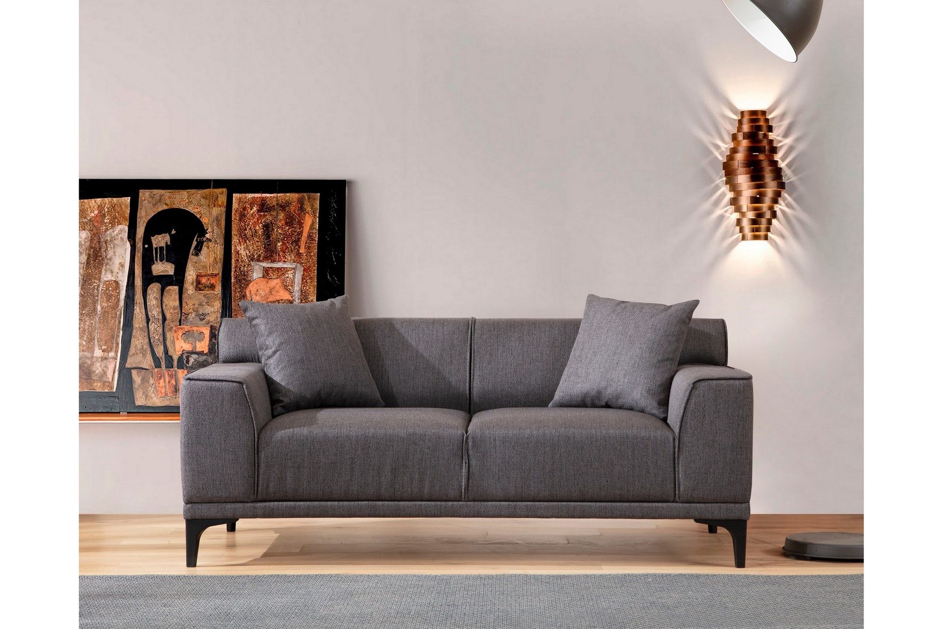 Mississauga Sofa 2-seters - Antrasitt