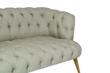 Monroew 2-seters Sofa - Grå/Natur - Møbler - Sofaer - 2 seter sofa