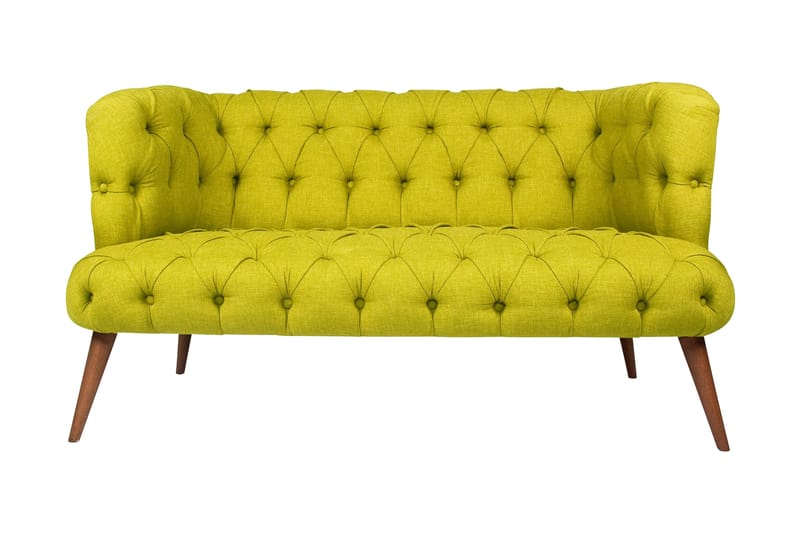Monroew 2-seters Sofa, Grønn/Natur
