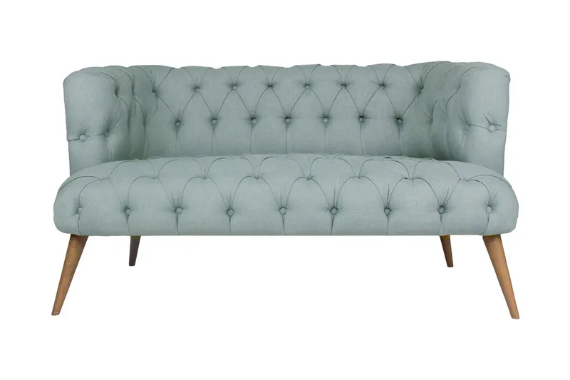 Monroew 2-seters Sofa, Indigoblå/Natur