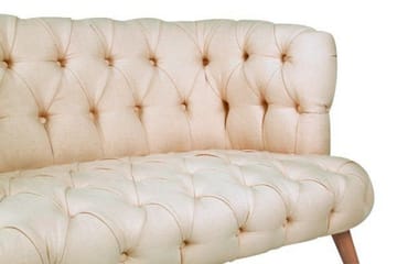Monroew 2-seters Sofa - Kremhvit/Natur - Møbler - Sofaer - 2 seter sofa