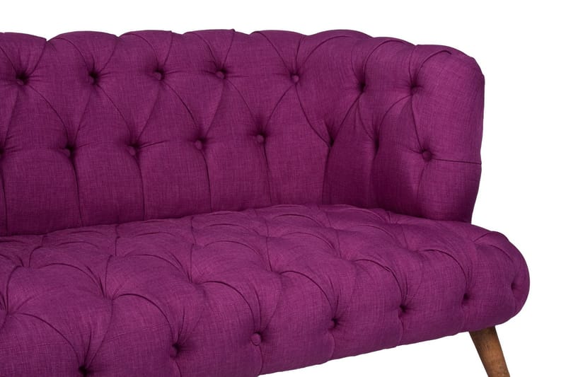 Monroew 2-seters Sofa - Lilla/Natur - 2 seter sofa