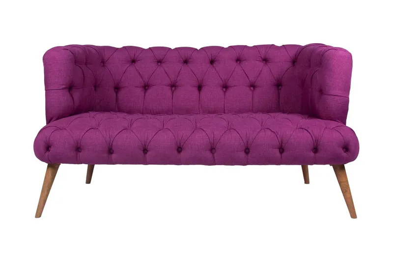 Monroew 2-seters Sofa, Lilla/Natur