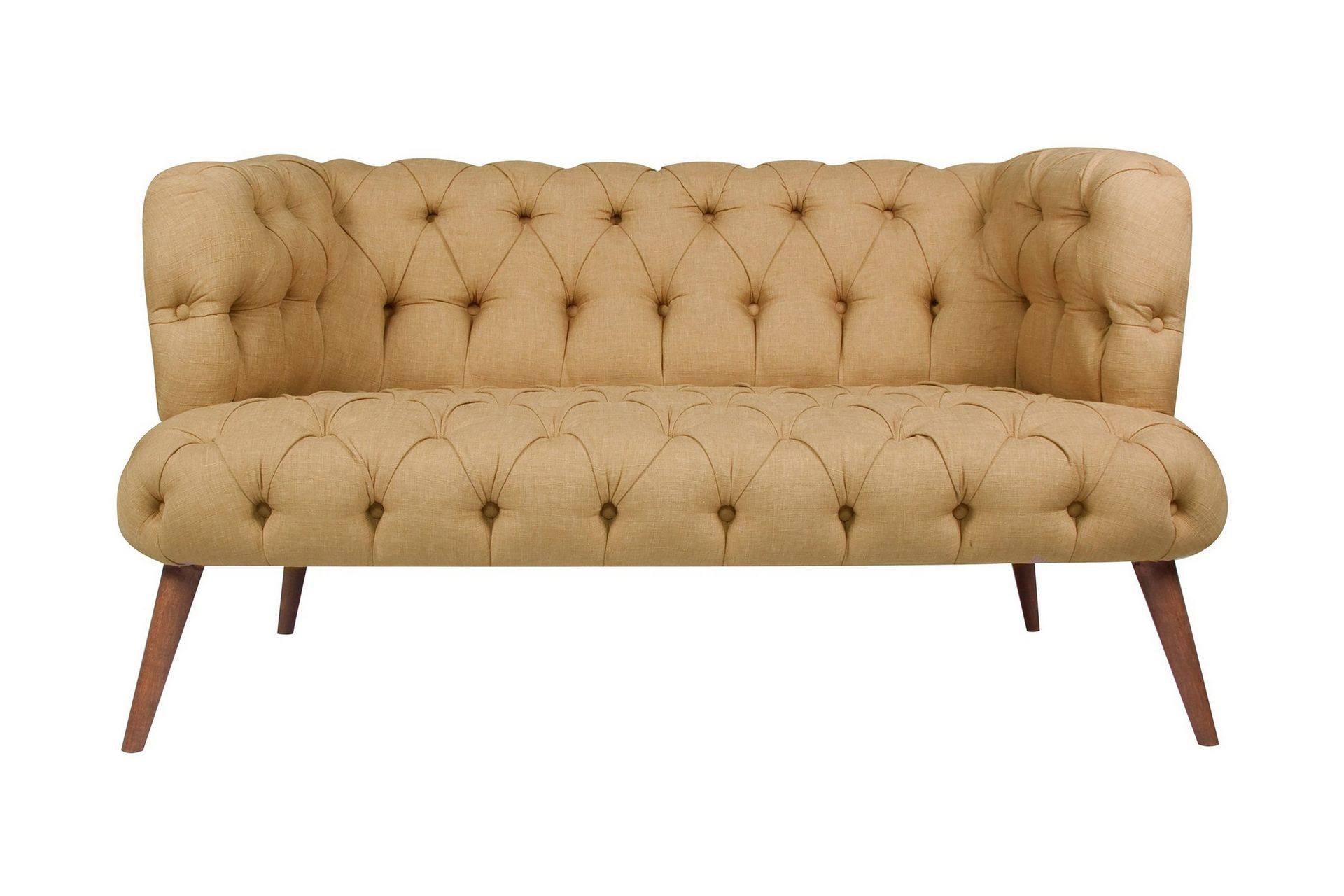 Monroew 2-seters Sofa - Lysebrun/Natur