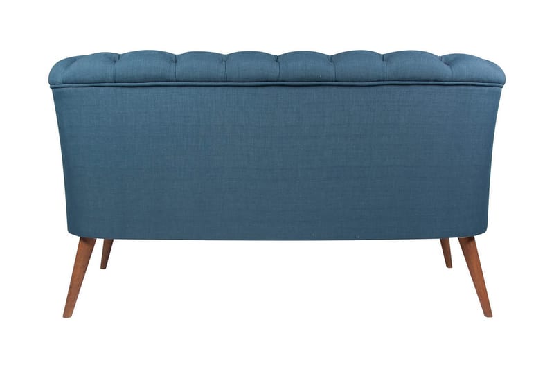 Monroew 2-seters Sofa - Mørkeblå/Natur - 2 seter sofa