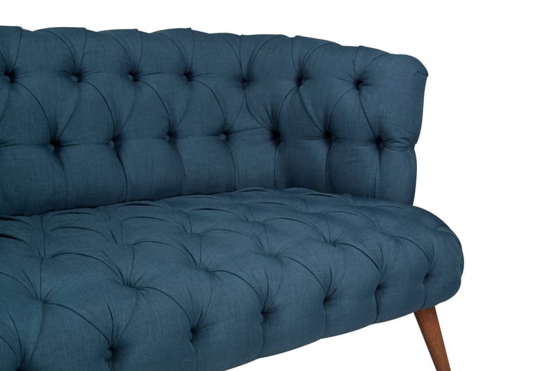 Monroew 2-seters Sofa - Mørkeblå/Natur - Møbler - Sofaer - 2 seter sofa