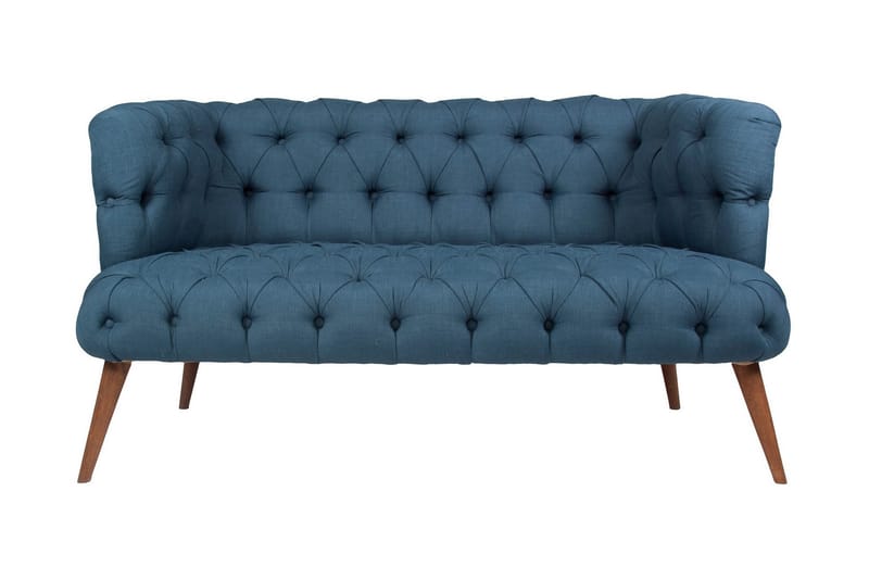 Monroew 2-seters Sofa - Mørkeblå/Natur - Møbler - Sofaer - 2 seter sofa