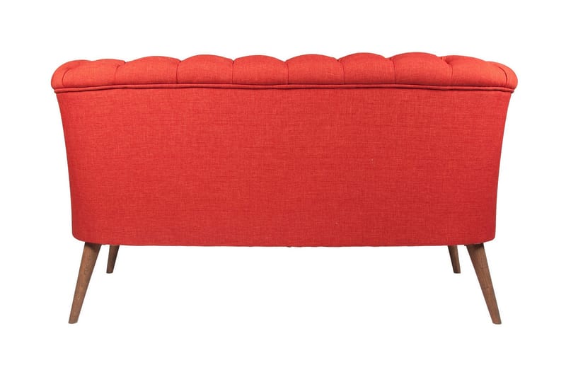 Monroew 2-seters Sofa - Rød/Natur - Møbler - Sofaer - 2 seter sofa