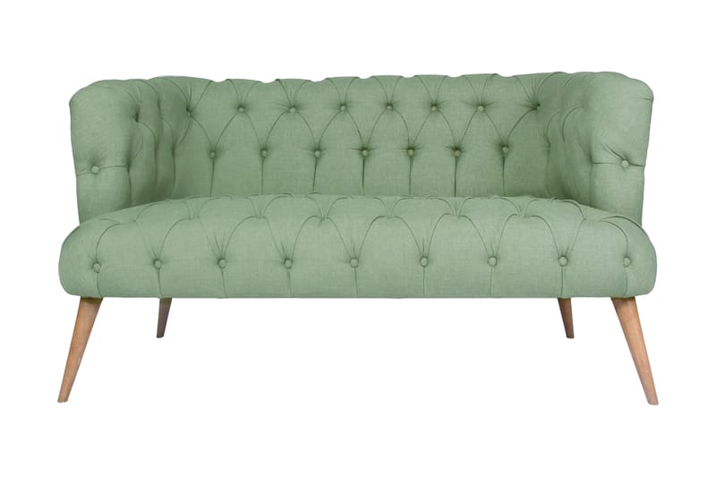 Monroew 2-seters Sofa - Petrolgrønn/Natur - 2 seter sofa