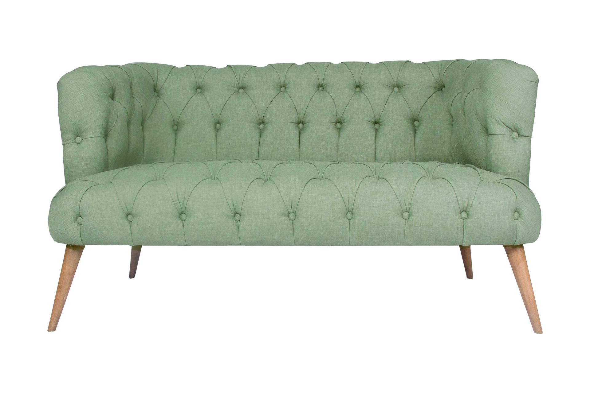Monroew 2-seters Sofa - Petrolgrønn/Natur
