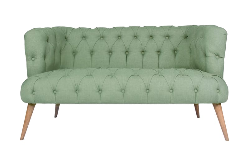 Monroew 2-seters Sofa - Petrolgrønn/Natur - Møbler - Sofaer - 2 seter sofa