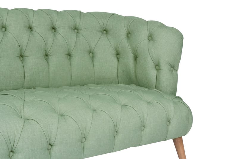 Monroew 2-seters Sofa - Petrolgrønn/Natur - Møbler - Sofaer - 2 seter sofa
