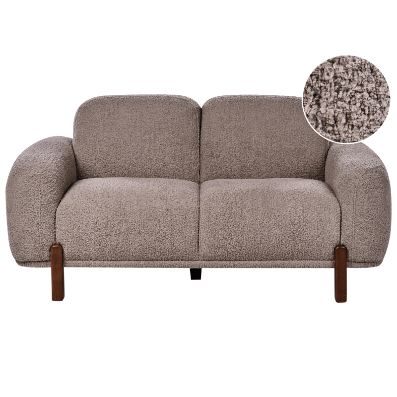 2-seters sofa Odnes i bouclé - Beige - Møbler - Sofaer - 2 seter sofa