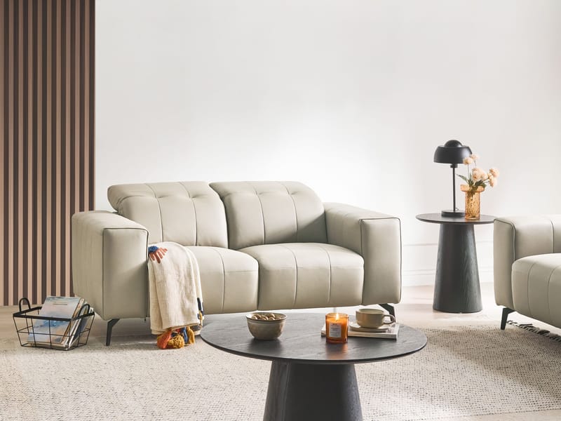 2-seters sofa Ommel - Lys beige - Møbler - Sofaer - Reclinersofaer - 2 seters kinosofa & reclinersofa