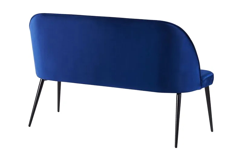 Osbyn 2-seters Sofa - Fløyel/Blå - Møbler - Sofaer - Kjøkkensofaer