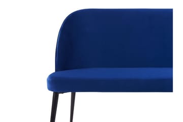 Osbyn 2-seters Sofa - Fløyel/Blå - Møbler - Sofaer - Kjøkkensofaer