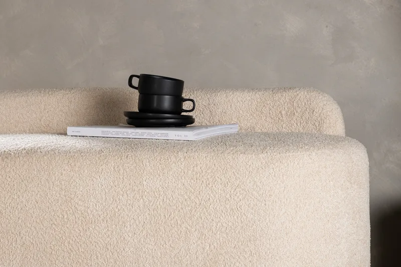 Pocatello 2-seters Sofa - Hvid Bouclé - Møbler - Sofaer - 2 seter sofa