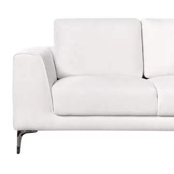 2-seters sofa Reinen - Hvit, Svart - Møbler - Sofaer - 2 seter sofa