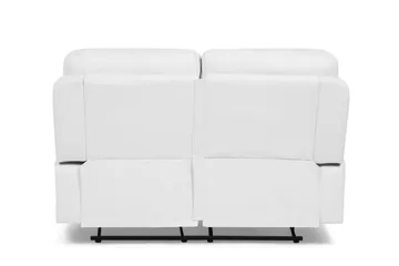 Rovik 2-seter Dyp Reclinersofa 146 cm i Kunstlær - Hvit - Møbler - Sofaer - 2 seter sofa
