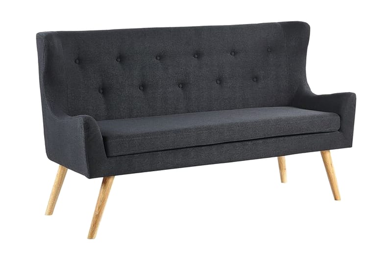 Skibby 2-seters Sofa - Svart - Møbler - Sofaer - 2 seter sofa
