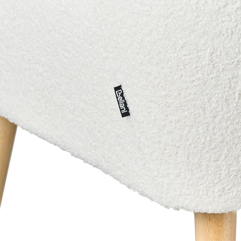 2-seters sofa Skibby - Hvit, lyst tre - Oppbevaring - Oppbevaring til småting - Oppbevaringsstativ - Kassestativ