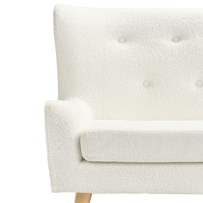 2-seters sofa Skibby - Hvit, lyst tre - Oppbevaring - Oppbevaring til småting - Oppbevaringsstativ - Kassestativ