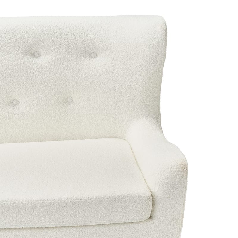 2-seters sofa Skibby - Hvit, lyst tre - Oppbevaring - Oppbevaring til småting - Oppbevaringsstativ - Kassestativ