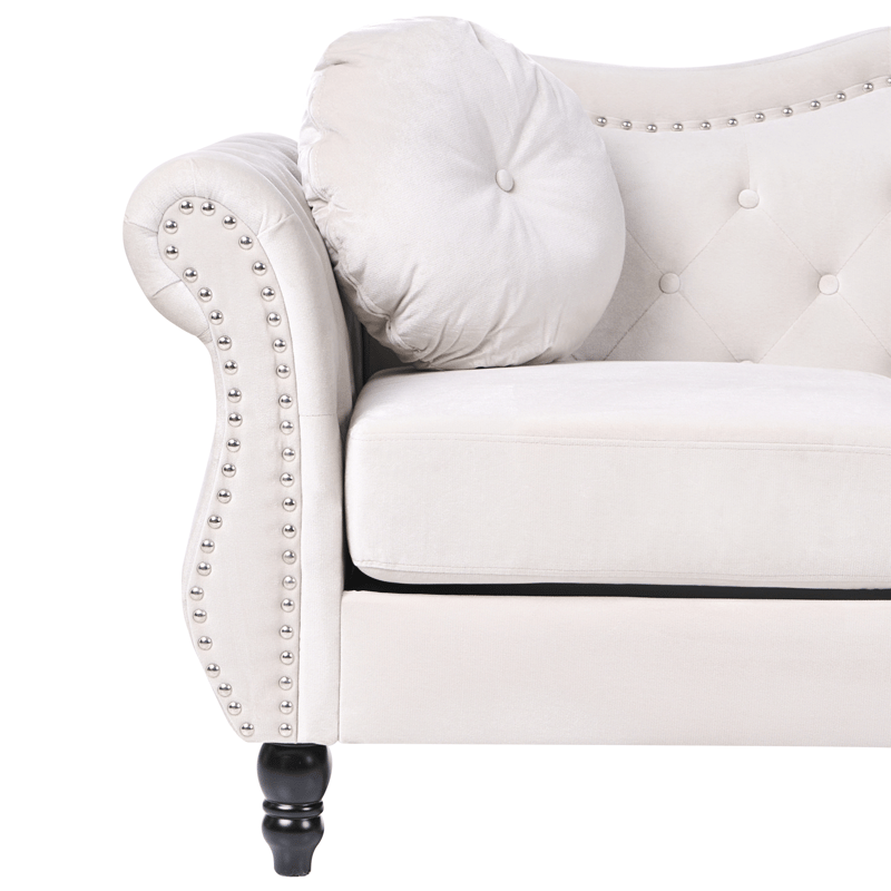 2-seters sofa Skien - Lys beige - Møbler - Sofaer - 2 seter sofa